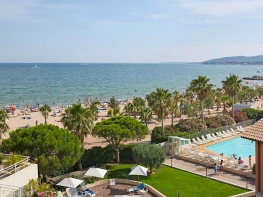 Port Frejus Cap Hermes Vue Mer Et Port Pieds Dans L'Eau Piscine Pkg المظهر الخارجي الصورة
